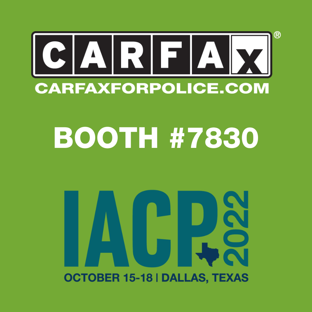 CARFAX for Police debuts new driver exchange traffic tool at IACP booth
